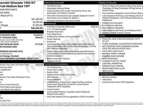 Used 2024 Chevrolet Silverado 1500 W/T w/ WT Value Package AWD/4WD image 3