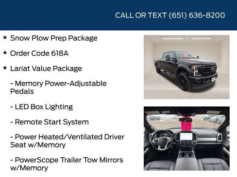 Used 2022 Ford F350 Lariat w/ Black Appearance Package image 15
