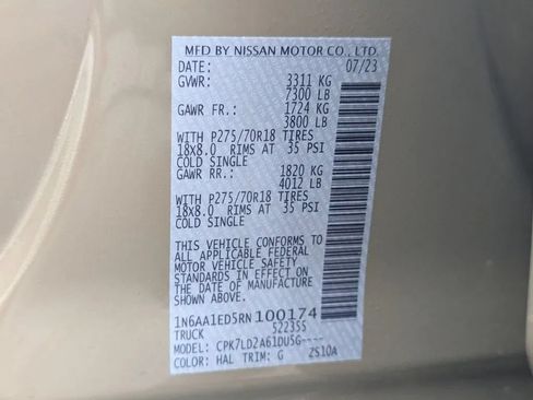 Certified 2024 Nissan Titan PRO-4X w/ Pro-4x Convenience Package AWD/4WD image 29