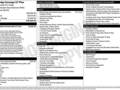 New 2026 Dodge Durango GT AWD/4WD image 29