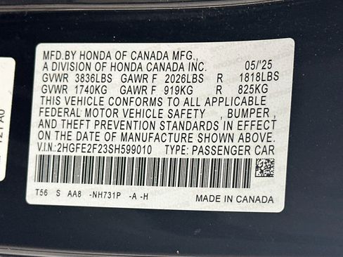 Used 2025 Honda Civic LX image 12