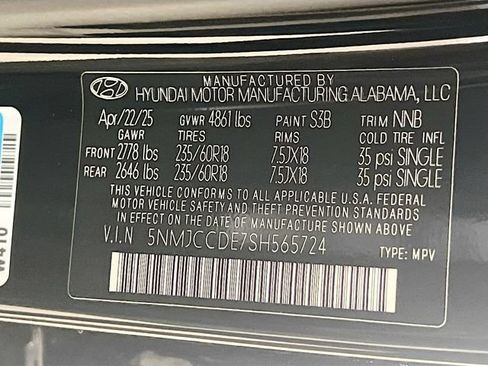 Used 2025 Hyundai Tucson SEL AWD/4WD image 25