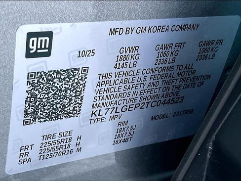 Used 2026 Chevrolet Trax RS w/ Sunroof Package FWD image 33