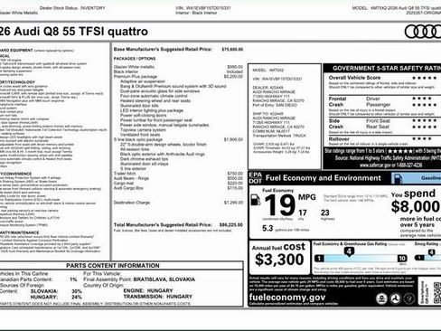 New 2026 Audi Q8 Premium Plus AWD/4WD image 31