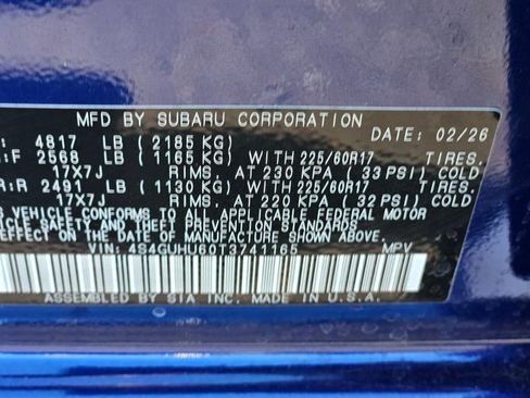 New 2026 Subaru Crosstrek 2.5i Wilderness image 17