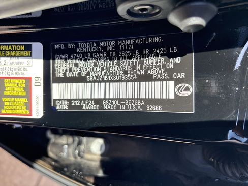 Used 2025 Lexus ES 350 F Sport image 35