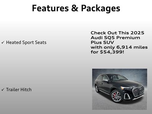 Used 2025 Audi SQ5 Premium Plus w/ Premium Plus Package AWD/4WD image 12
