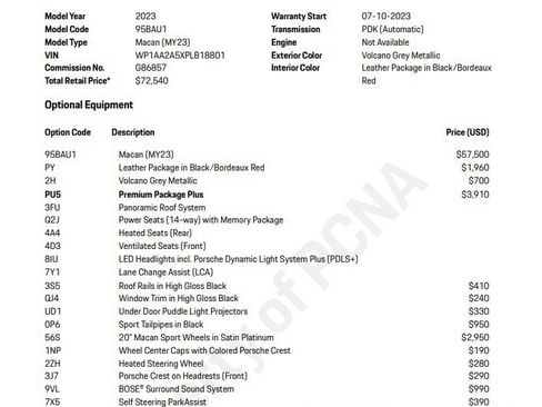 Certified 2023 Porsche Macan AWD/4WD image 9
