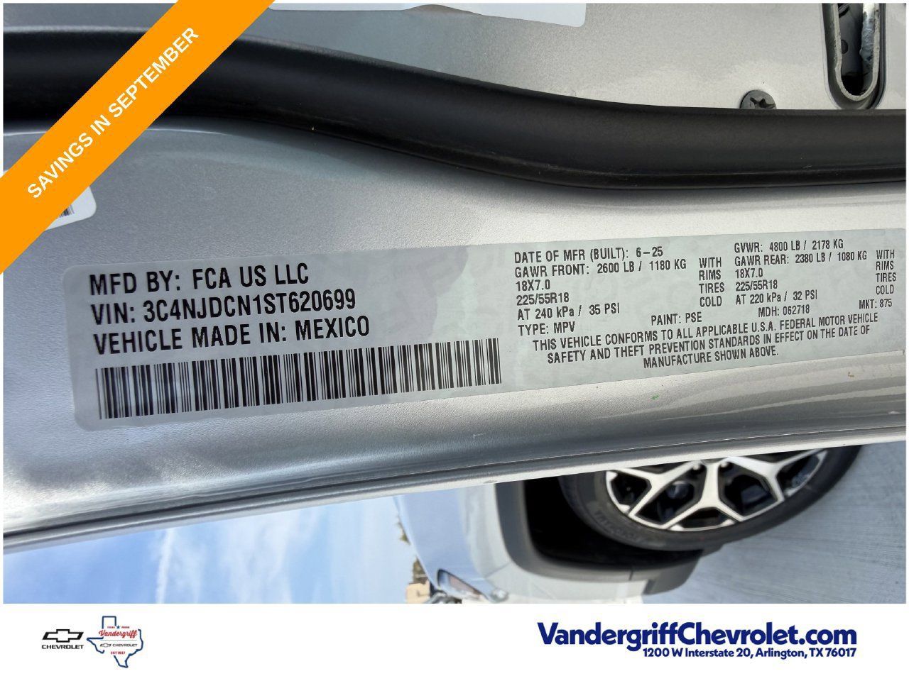 Used 2025 Jeep Compass Limited AWD/4WD image 29