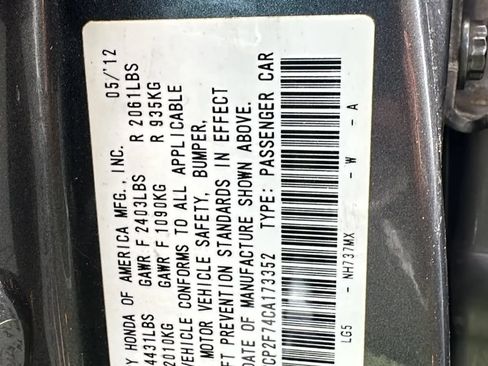 Used 2012 Honda Accord EX image 42