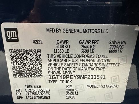 Used 2022 GMC Sierra 2500 AT4 image 11