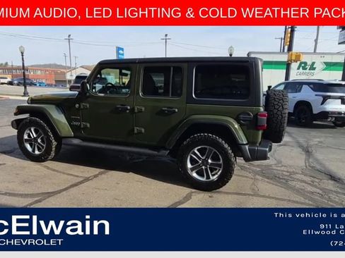 Used 2021 Jeep Wrangler Unlimited Sahara AWD/4WD image 7