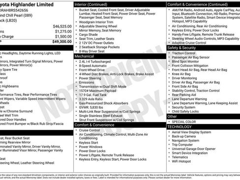 Used 2024 Toyota Highlander Limited FWD image 35