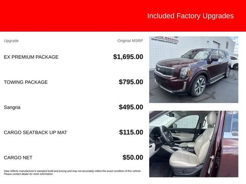Used 2021 Kia Telluride EX w/ EX Premium Package FWD image 5