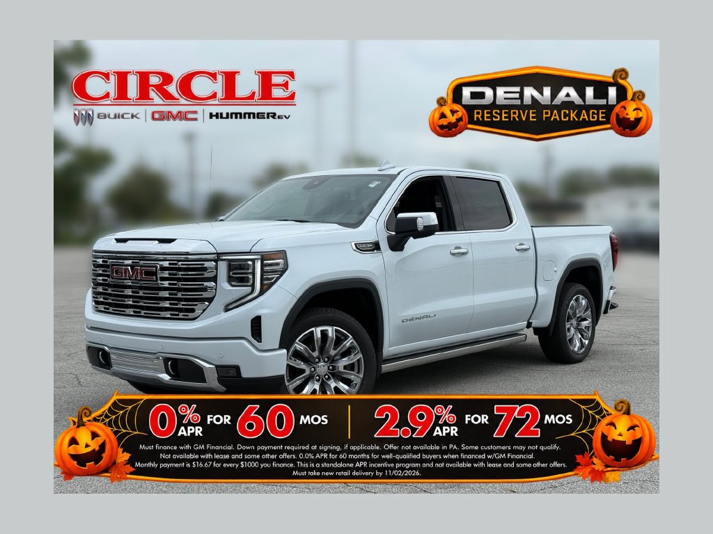 New 2026 GMC Sierra 1500 Denali w/ Denali Reserve Package AWD/4WD 360° Tour