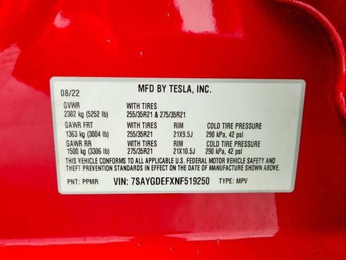 Used 2022 Tesla Model Y Performance image 24