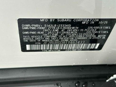 New 2026 Subaru Outback Limited XT image 35