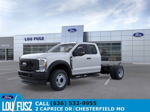 New 2025 Ford F550 4x4 SuperCab Super Duty w/ Snow Plow Prep Package image 1