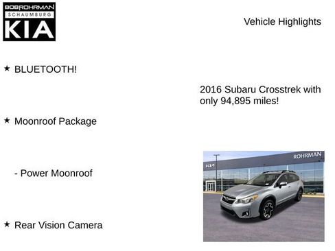 Used 2016 Subaru Crosstrek 2.0i Premium w/ Moonroof Package AWD/4WD image 7