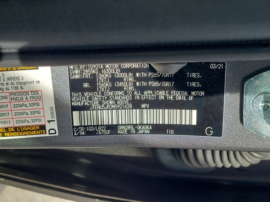Used 2021 Toyota 4Runner SR5 Premium w/ Moonroof Package AWD/4WD image 25