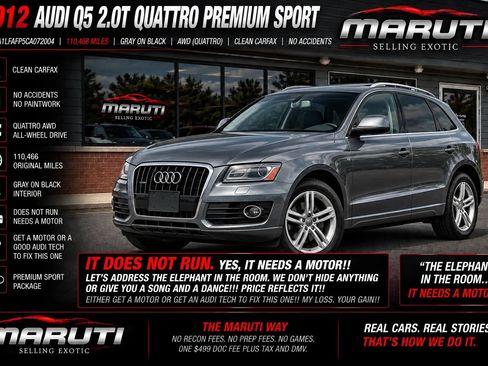 Used 2012 Audi Q5 2.0T Premium Plus AWD/4WD image 1