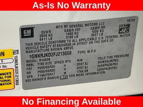 Used 2015 Chevrolet Traverse LTZ image 29