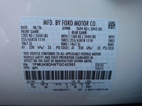 New 2026 Ford Explorer Active AWD/4WD image 38
