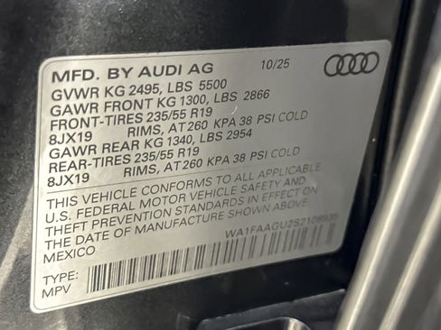 New 2025 Audi Q5 Prestige image 24