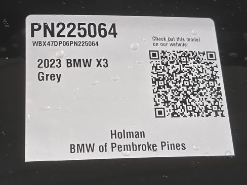 Certified 2023 BMW X3 sDrive30i w/ Convenience Package w/ZPA RWD image 23