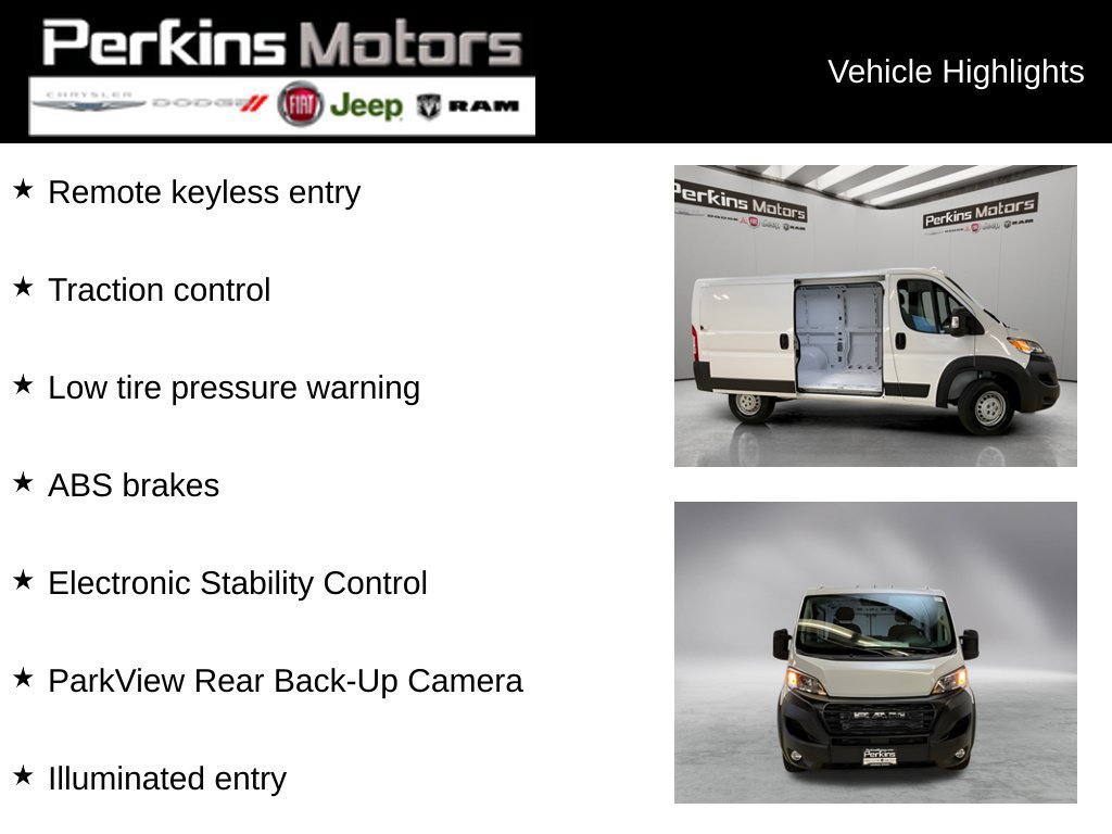 New 2026 RAM ProMaster 2500 w/ Convenience Group FWD image 7