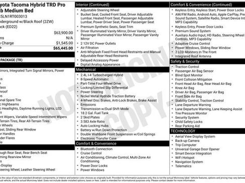 Used 2024 Toyota Tacoma TRD Pro AWD/4WD image 2