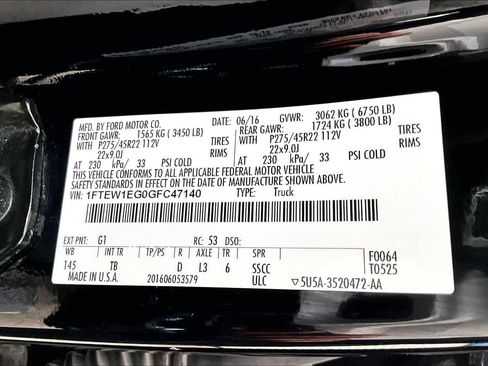 Used 2016 Ford F150 Limited image 33