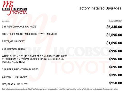 Used 2024 Chevrolet Corvette Stingray Preferred Conv w/ Z51 Performance Package image 5