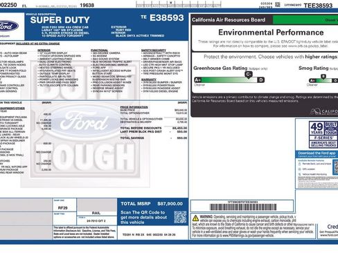 New 2026 Ford F250 Lariat w/ Black Appearance Package AWD/4WD image 10