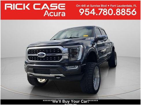 Used 2021 Ford F150 Platinum w/ Equipment Group 701A High AWD/4WD image 1