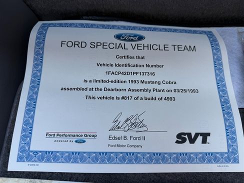 Used 1993 Ford Mustang Cobra image 73