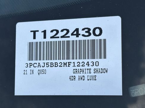 Used 2021 INFINITI QX50 Luxe w/ Appearance Package image 15