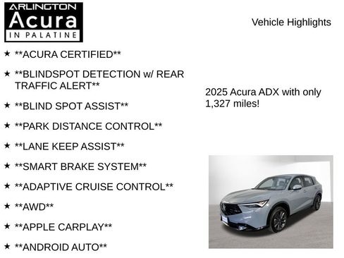 Used 2025 Acura ADX A-Spec AWD/4WD image 7