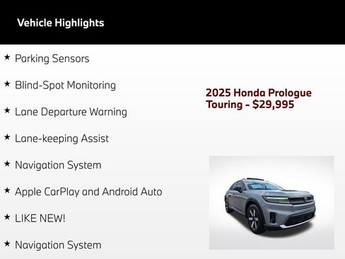 Used 2025 Honda Prologue Touring image 59
