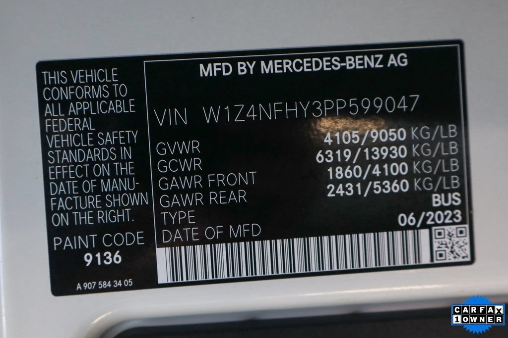 Used 2023 Mercedes-Benz Sprinter 2500 w/ Parking Package image 49