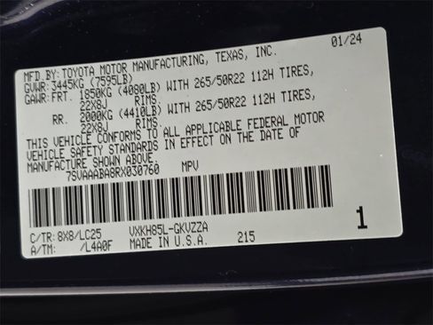 Used 2024 Toyota Sequoia Capstone image 39