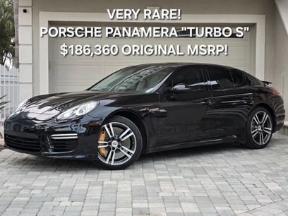 Used 2014 Porsche Panamera Turbo S w/ Exterior Package in Black