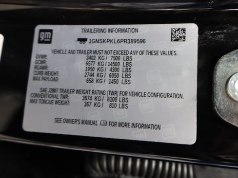 Used 2023 Chevrolet Tahoe Z71 w/ Off-Road Capability Package AWD/4WD image 45