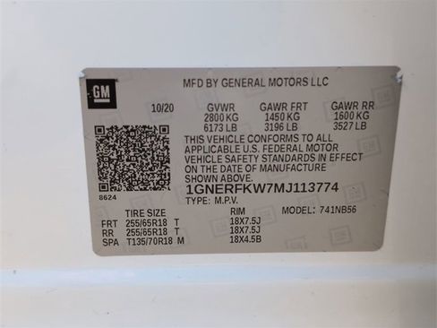 Certified 2021 Chevrolet Traverse LS image 32