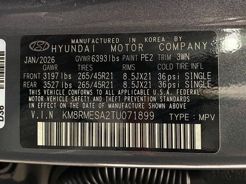 New 2026 Hyundai Palisade Calligraphy AWD/4WD image 38