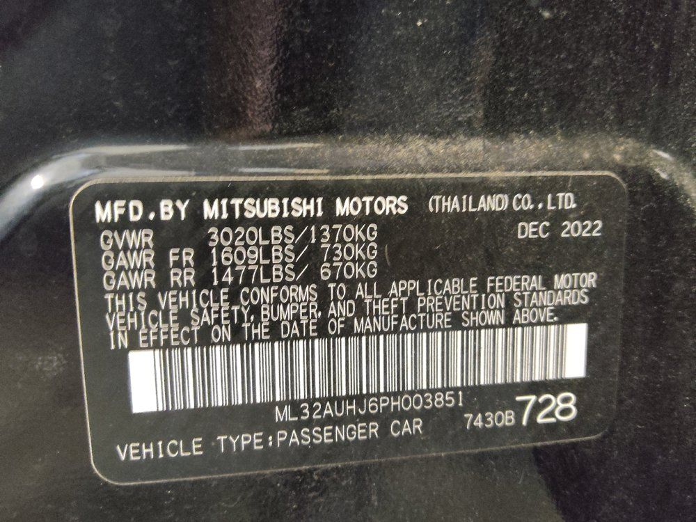 Used 2023 Mitsubishi Mirage ES FWD image 33