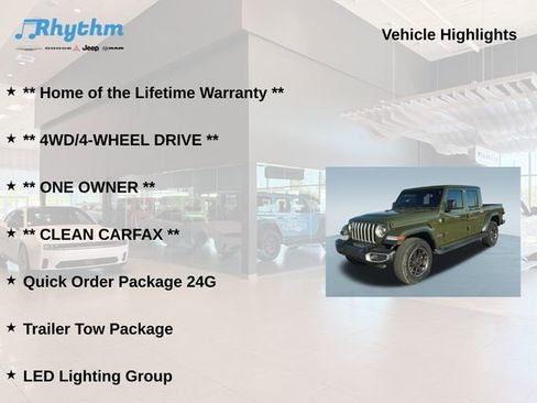 Used 2021 Jeep Gladiator Overland w/ LED Lighting Group image 5