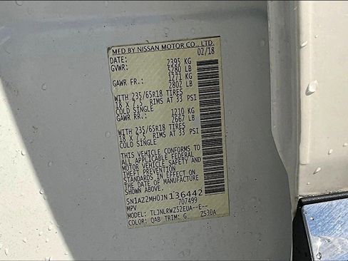 Used 2018 Nissan Murano SL w/ Moonroof Package image 33