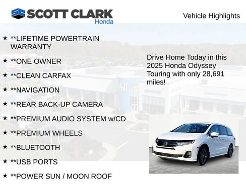 Used 2025 Honda Odyssey Touring image 11