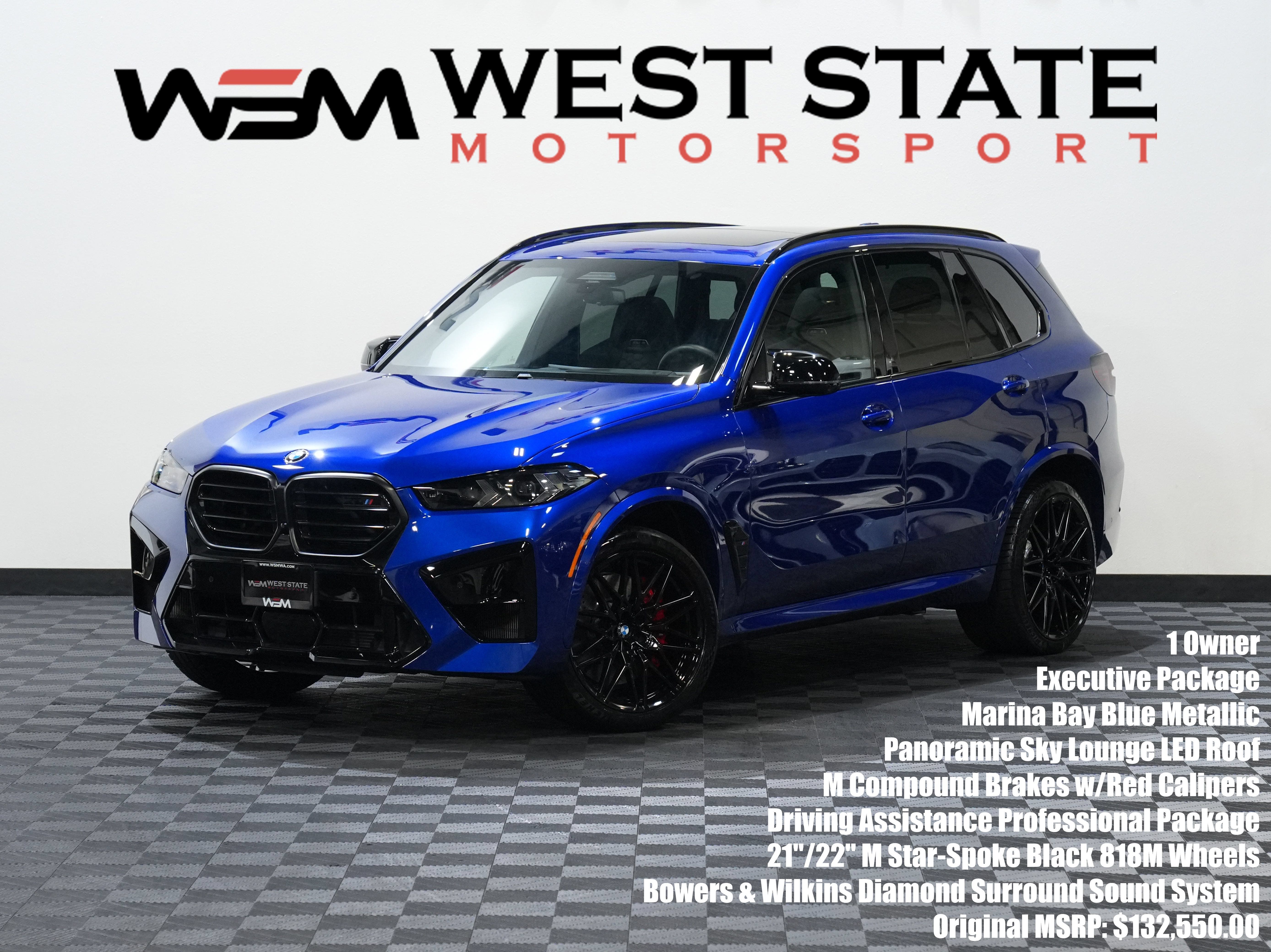 Used 2024 BMW X5 M Competition w/ Executive Package AWD/4WD image 1